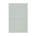 JAM Paper® Blank Foldover Cards, A2 size, 4.25 x 5.5, Stardream Metallic Pearl Juniper, 50/pack (69321449)