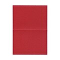 JAM Paper® Stardream Foldover Cards, 4 1/4 x 5.5, Metallic Jupiter Red, 50/Pack (16936701)