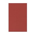 JAM Paper® Blank Foldover Cards, A2 Size, 4 3/8 x 5 7/16, Red Base, 100/Pack (330913115)