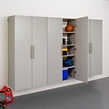 Prepac™ HangUps 108 Laminate 3 Piece Storage Cabinet Set E, Light Gray