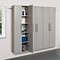 Prepac™ HangUps 72 Laminate 3 Piece Storage Cabinet Set C, Light Gray