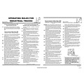ComplyRight™ California Operating Rules For Industrial Trucks Poster (ECA2O)