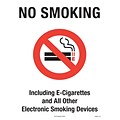 ComplyRight™ No E-Cigarettes Poster (E7066)