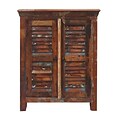 Yosemite 36 Accent Cabinet, Brown/Aged Black