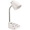 All the Rages Limelights LD1002-WHT Organizer Desk Lamp, White
