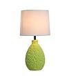 All the Rages Simple Designs LT2003-GRN Texturized Table Lamp; Green