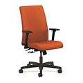 HON® Ignition® Mid-Back Office/Computer Chair, Adjustable Arms, Centurion Tangerine