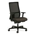 HON® Ignition® Mid-Back Office/Computer Chair, Adjustable Arms, Centurion Espresso Fabric