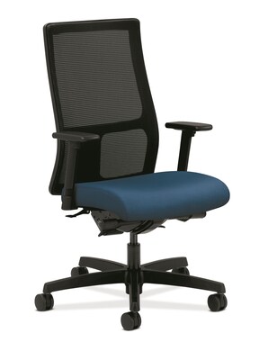 HON® Ignition Mid-Back Office/Computer Chair, Adjustable Arms, Synchro-Tilt, Inertia Regatta Fabric