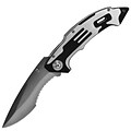 Trademark Whetstone™ 9.37 Matrix Stainless Steel Folding Knife, Silver