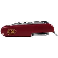 Trademark Whetstone™ 3 1/2 13 Function Swiss Type Army Knife, Red