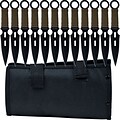 Trademark Whetstone™ 12 Piece Cutlery S-Force Kunai Knife Set