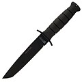 Trademark 10 1/4 Trenton Team Fixed Blade Survival Knife; Black