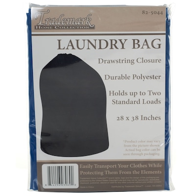 Trademark Global Laundry Bag, Nylon, Blue (82-5044BLU)