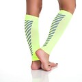 Trademark Remedy™ Calf Compression Running Sleeve Socks, Neon, Medium