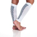 Trademark Remedy™ Calf Compression Running Sleeve Socks; White, XL