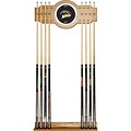 Trademark 30 x 13 Billiard Cue Rack With Mirror, Western Michigan University