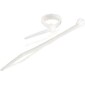 C2G® 11 1/2" Cable Tie; White, 100/Pack