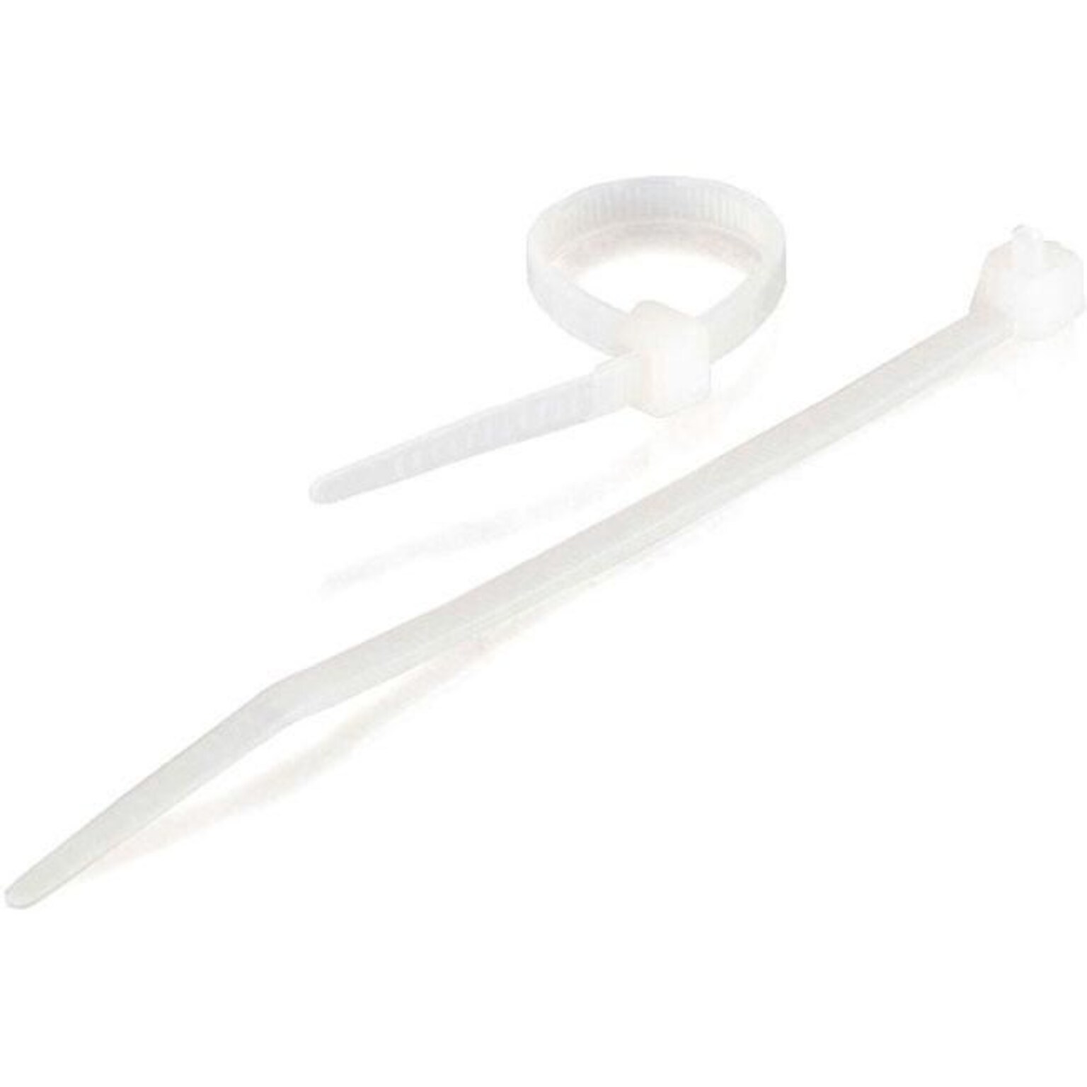 C2G® 11 1/2 Cable Tie; White, 100/Pack
