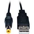 Tripp Lite® 3 USB to Type N Cable Cord; Black