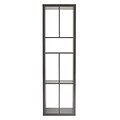 Euro Style™ Ryn 72 MDF Shelving Unit; Gray Lacquer