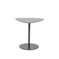 Euro Style™ Sarafina 20 1/2 x 23 x 22 Glass 3 Piece Side Table Set, Gray