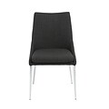 Euro Style™ Tarnana Fabric Side Chair, Charcoal