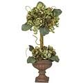 Nearly Natural 4633 Artichoke Topiary Floral Arrangements, Green