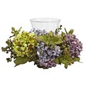 Nearly Natural 4758 Mixed Hydrangea Candelabrums, Blue