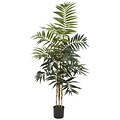 Nearly Natural 5318 4 Bamboo Palm Silk Tree in Pot