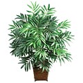 Nearly Natural 6556 Bamboo Palm Floor Plant in Decorative Vase