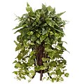 Nearly Natural 6674 Vining Mixed Greens Silk Floor Plant in Decorative Vase