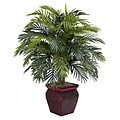 Nearly Natural 6686 Areca Floor Plant in Decorative Vase