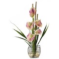 Nearly Natural 1118-PK Calla Lilly Floral Arrangements, Pink