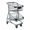 EXpress4546 Convenience Shopping Cart, Light Gray