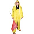 Mutual Industries 0.35mm PVC/Polyester 3 Piece Rainsuit; Yellow, 5XL