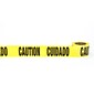 Mutual Industries "CUIDADO CAUTION" Barricade Tape, 3" x 300', Yellow, 16/Box (17779-51-0300)