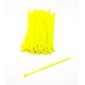 Mutual Industries Nylon Locking Ties, 7', Neon Yellow, 100/Pack