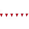 Mutual Industries Pennant Flag, 9 x 12 x 60, Red, 10/Pack