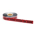 Mutual Industries Electric Line Underground Detectable Tape, 2 x 1000, Red