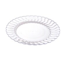 Fineline Settings Flairware 210-CL Dinner Plate, Clear