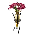 Danya B MC750-A Amphora Vase with Wire Stand; Amber