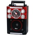 QFX® CS-144 Karaoke Multimedia Speaker AM/FM/SW1-2 Band; Red