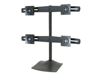 ERGOTRON® LCD Monitor DS100 Quad Display Desk Stand; Up To 31 lb, 24 in