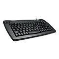 Adesso® ACK-5010PB Mini Trackball PS2 Keyboard