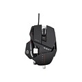 Mad Catz® MCB4370800B2/04/1 R.A.T. 7 Cable Gaming Mouse; Black/Silver