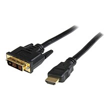 StarTech HDDVIMM3 3 HDMI to DVI-D Cable, Black