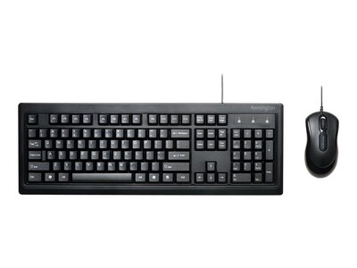 Kensington® K72436US For Life Desktop Set Wired Keyboard and Mouse