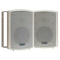 Pyleaudio® PD-WR6T Indoor/Outdoor Speaker Box With 70 V Transformer; White