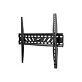 Telehook TH-3060-UF TV Low Profile Wall Fixed Mount With Extension For Up to 60 Monitor; Black